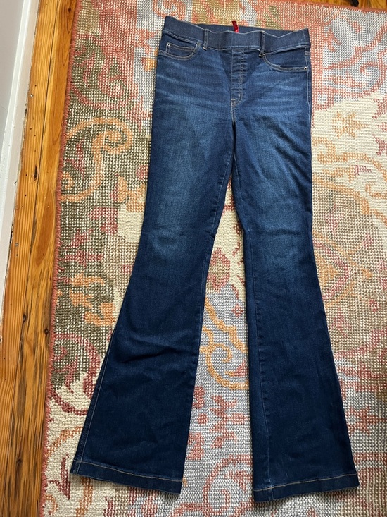 SPANX Denim - Spanx Clean Indigo Bootcut Trouser Size Large Tall
